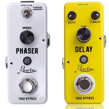 

2 Pcs Lef - 313 Guitar Effects Classical Phaser Mini Guitar Pedal Guitar Two Working Modes True Bypass Design