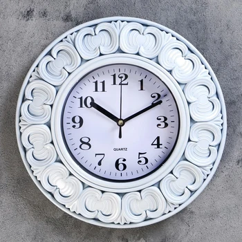 

Wall clock, series: Interior, "Jojo", white, 25.5x25.5 cm, discrete movement, 3244723