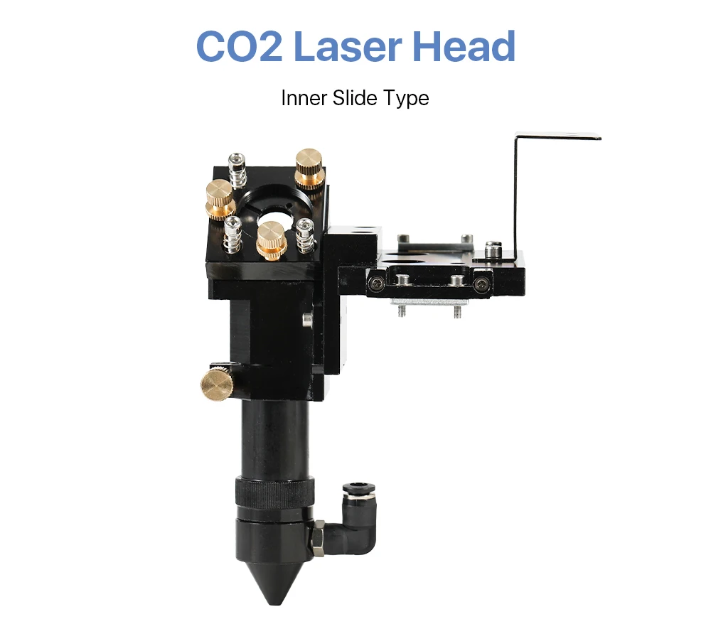 Cloudray Heißer Verkauf CO2 Innere Rutsche Typ CO2 Laser Kopf mit Air Assist Düse für Innere Schiene – Detail 1