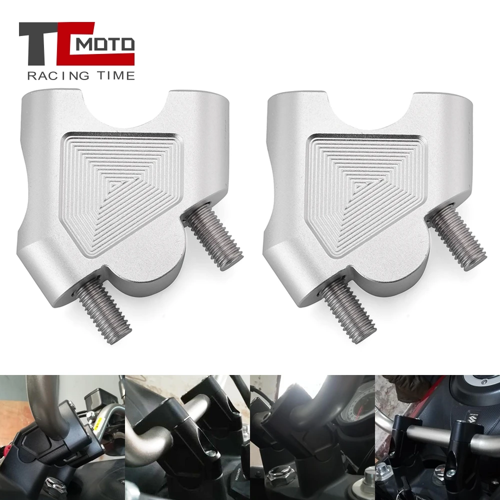 Manubrio Riser Per Suzuki Dl650 Dl250 Gw250F Gw250S Moto Cnc Manubrio Raiser Estendere Montaggio Morsetto Adattatore Dl 250 650