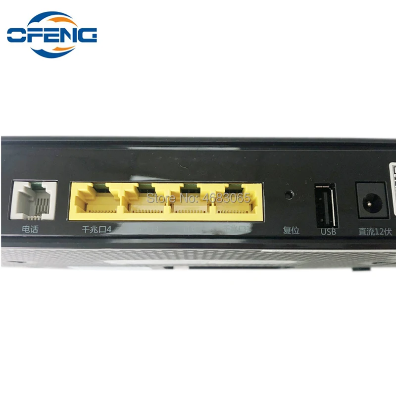 hs8145v gpon двухдиапазонный wifi onu gpon модель 4GE+ 1TEL+ двухдиапазонный wifi 2,4G/5G, английская прошивка