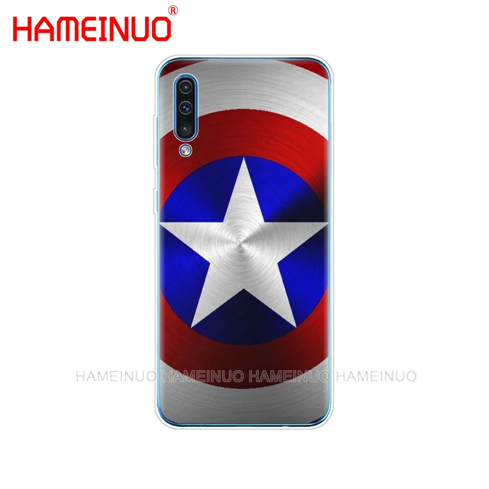 Силиконовый чехол для телефона samsung Galaxy S10 E PLUS A10 A20 A30 A40 A50 A70 A10E A20E M20 чехол Hero captain Америка - Цвет: 51021