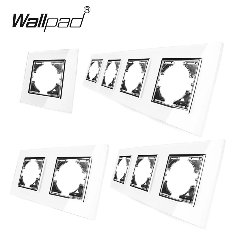 2 занавеска с кнопками переключатель Wallpad 110 250 В белое роскошное стекло в