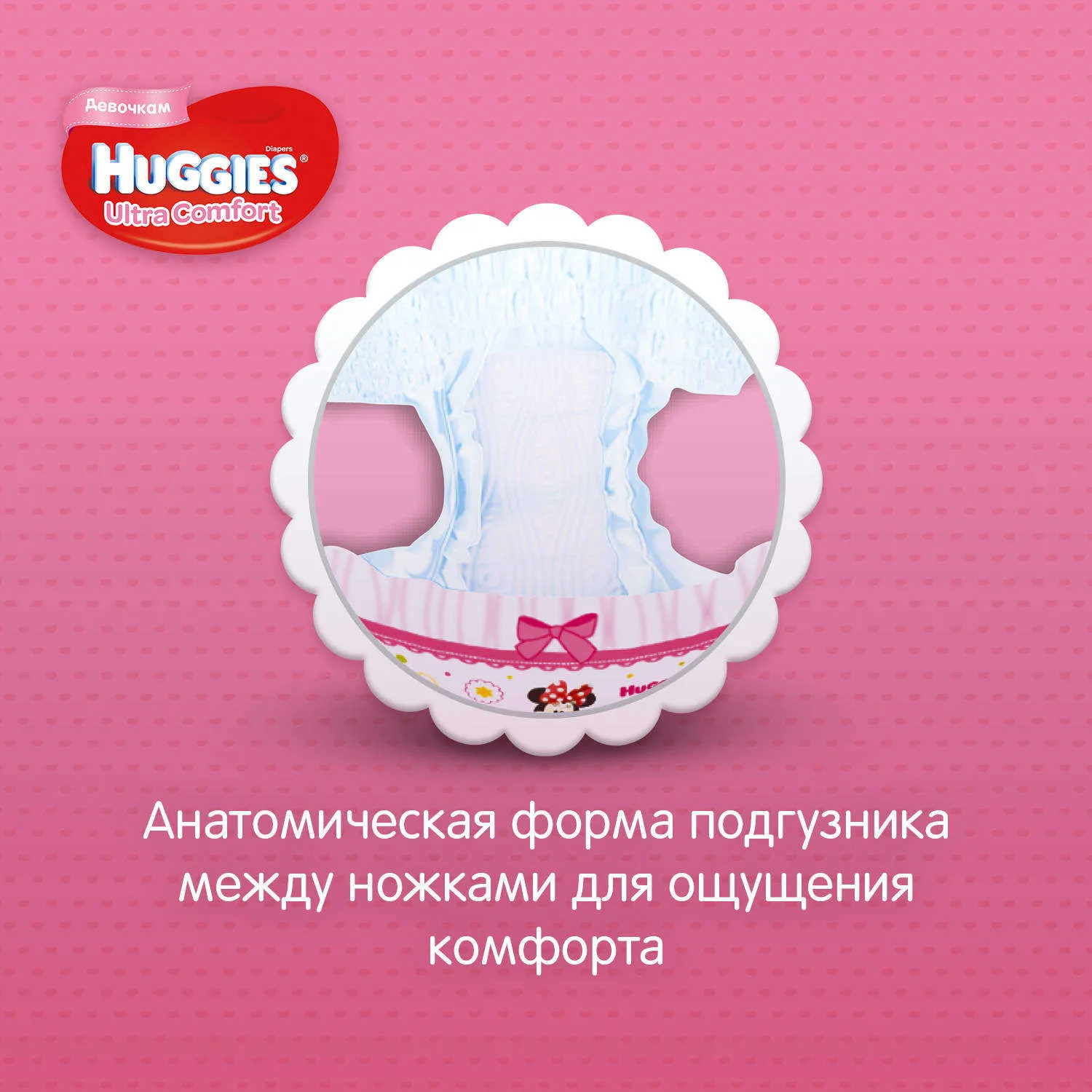 Подгузники Huggies Ultra Comfort для девочек 3(5-9 кг) 21 шт