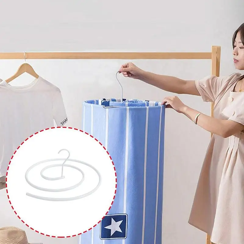 

Drying Rack Spiral Hanger Rotating Quilt Storage Rack Drying Rack Quilt Hanger Perchas Para La Ropa Save Space Hanger Rack