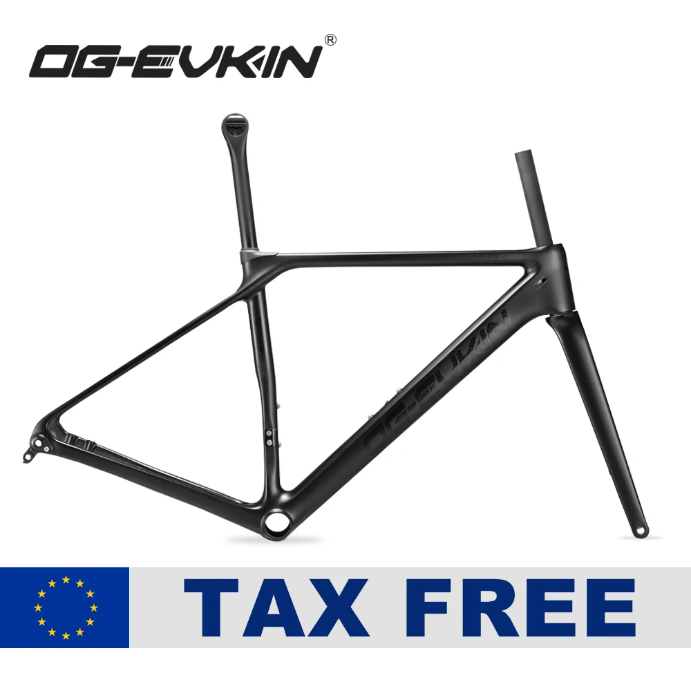 OG EVKIN CF 025 карбоновая дорожная рама дисковый тормоз BB86 28C 12x10 0/12x142 для велосипеда