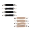 4Pcs Kids Skiing Gloves Non-Slip Straps Versatile Elastic Glove Mitten Clip Tight Grip Sweater Clips Blouse Clasp Linking Straps 6