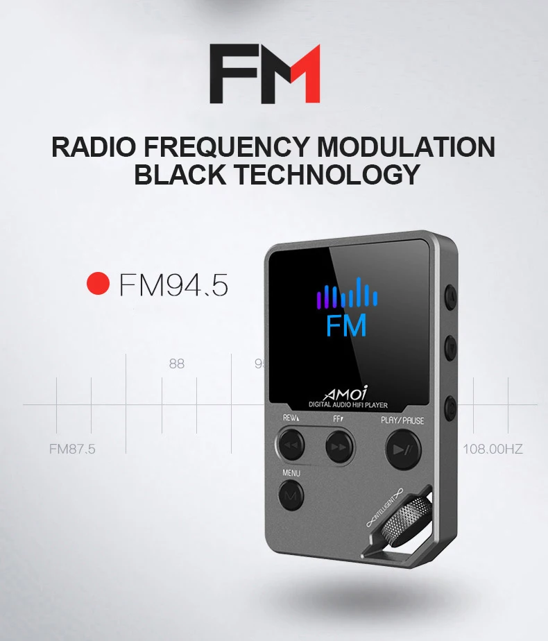 Портативный hifi музыкальный плеер без потерь 1536K аппаратное декодирование эквалайзера 1," экран CNC Металл DSD64 MP3 плеер
