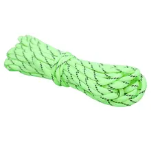 Открытый/6 м многофункциональный зонтик для кемпинга веревка открытый Паракорд светящийся зонтик веревка оборудование для кемпинга инструмент для выживания