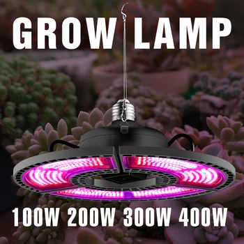 

E27 Led Grow Tent Plant Lamp 100W 200W 300W 400W Led Deformable Phyto Light 220V Led Full Spectrum Bulb E26 Indoor Plant Growing