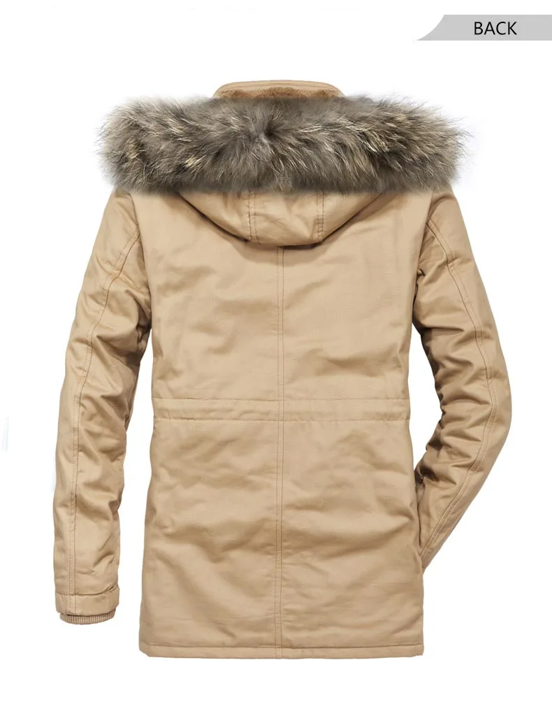 2019 Новая зимняя мужская куртка с капюшоном мужская куртка высокого качества Мужская одежда съемный меховой воротник модное Брендовое