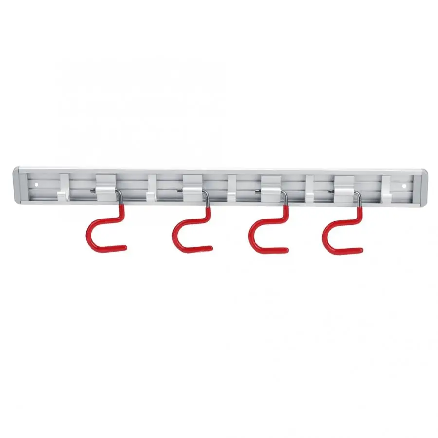 Household Multi-Functional Mop Broom Holder Organizer Mop Rack Hanger Kitchen Tool Rack