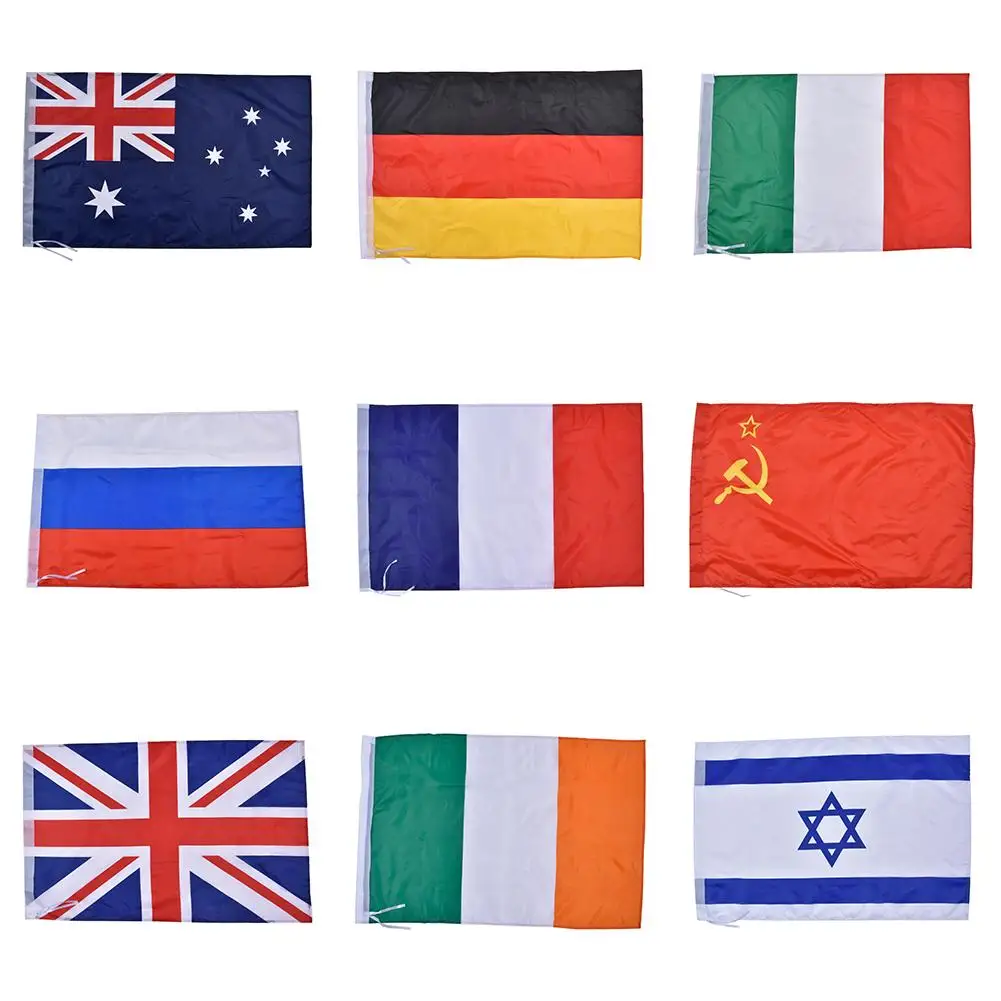 Двухсторонний Печатный полиэстер флаг Национальный Россия Великобритания