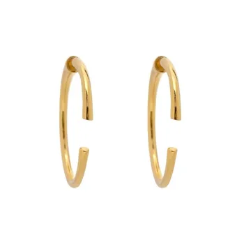 

Rongho Punk Metal Hoop Earrings for Women Hiphop Show Jewelry 2019 Vintage Metal Circle Earring Big Brincos Hyperbole Bijoux