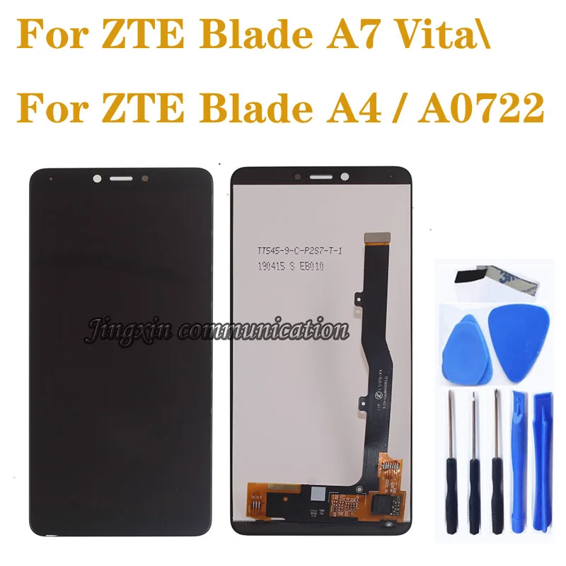 NEW LCD For ZTE Blade A7 VITA LCD Display Touch screen Digitizier Assembly for zte Blade A4 A0722 LCD Mobile phone repair parts