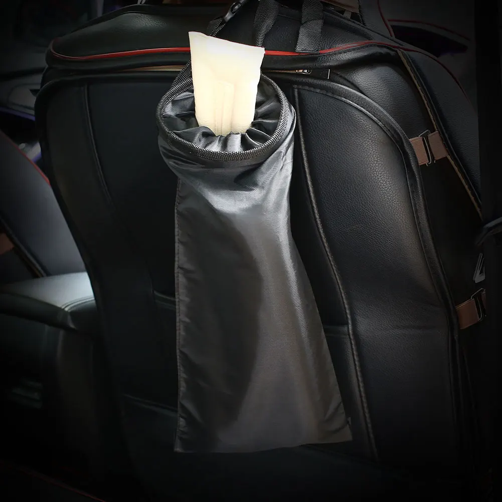 Car Auto Back Seat Hanging Storage Bag Waterproof Garbage Can Organiser