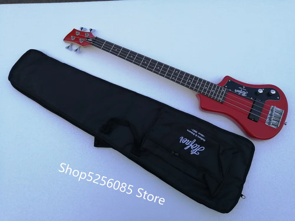Фиолетовый бас hofner коротышка бас 4 струны на заказ hofner Мини Путешествия Бас красный цвет бас гитара