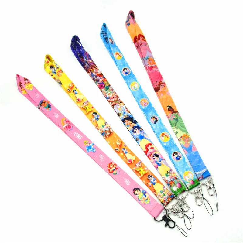 New anime Cute Cartoon Neck Strap Lanyard for keys ID Card Gym Mobile Phone Straps USB badge holder DIY Hang Rope
