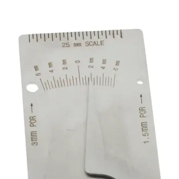 

Workshop Welding Ruler Tool Stainless steel Undercut Welder Inspection