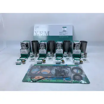 

New Aftermaket Engine Part V4300 Repair Kit With Full Gasket Set Cylinder Piston Rings Liner For Kubota