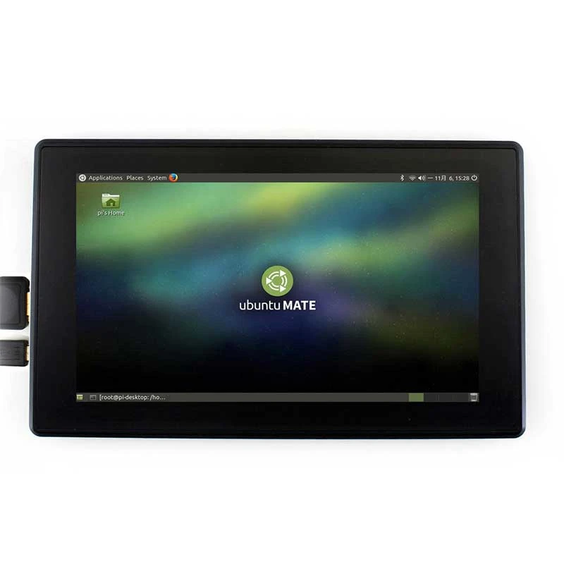  for Raspberry Pi 4 Model B/ 3B+/ 3B 7 Inch Display 1024X600 IPS Capacitive Press Screen Monitor W/ 