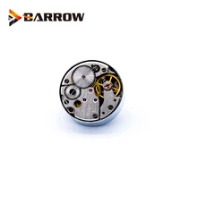 Barrow G1/4 Plug Sealing Lock Special Clock Version Hand Tighten Lock Sealing Water cooling computer fittings History Felling barrow white black silver g1 4 special edition black hand tighten water stop water cooling fitting tds 01