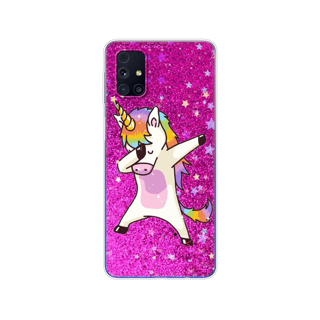 Samsung M31s Cases 6.5" Tpu Soft Silicon Back Phone Cover For Samsung Galaxy M31S GalaxyM31S M 31S m317f m317 Funda flower