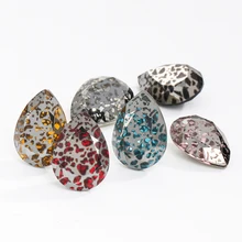 

Multiple Shape Luxury Rhinestone Black Patina Pointback Jewelry Making Crystal Plated Cushion Drop Stone Handmade Crafts Strass