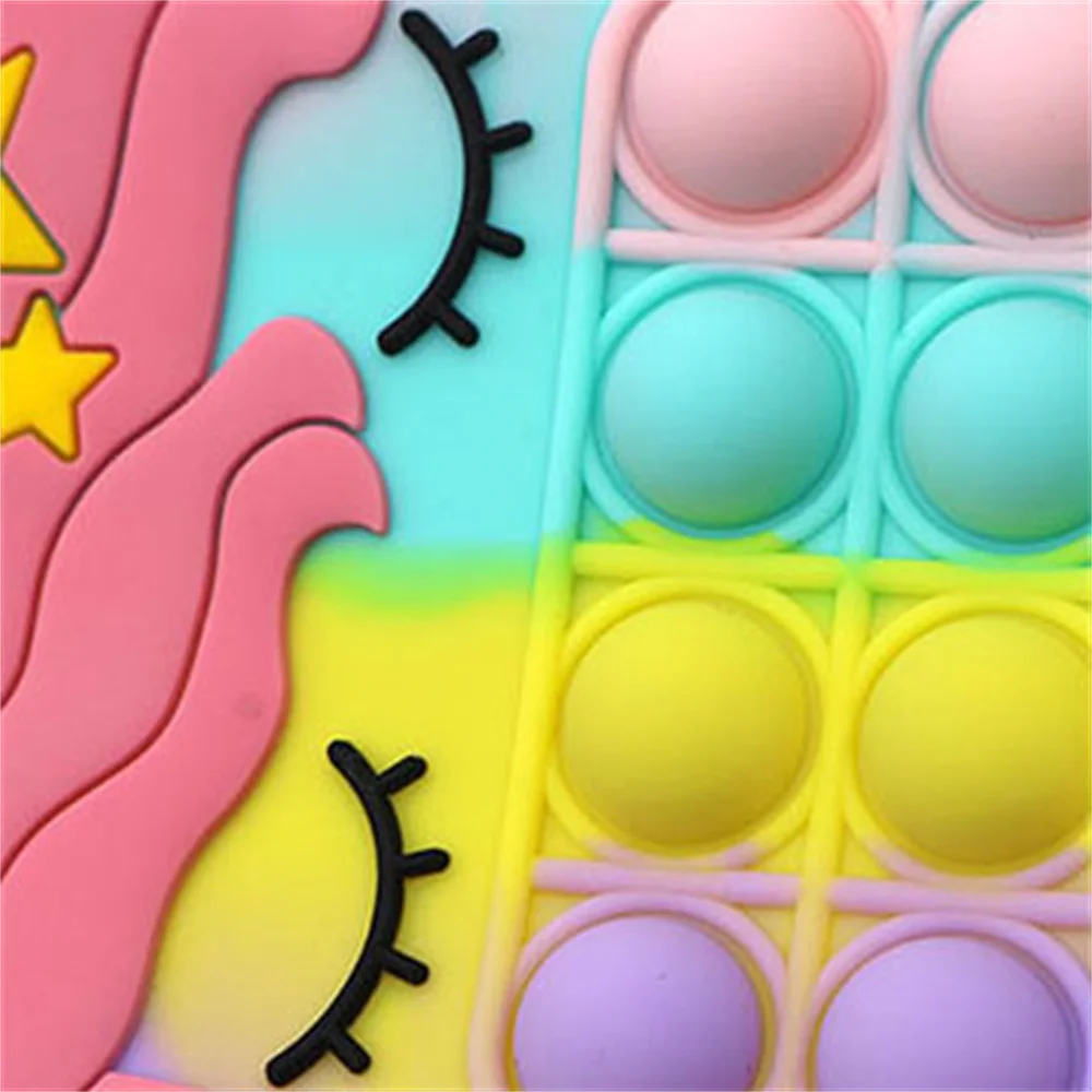 Fashion Unicorn Fidget Toys Bag Push Pop Bubbles Kawaii Wallet Bag Coin Purse Silicone Antistress Figet Sensory Toy For Girls Fashion Unicorn Fidget Toys Bag Push Pop Bubbles Kawaii Wallet Bag Coin Purse Silicone Antistress Figet Sensory Toy For Girls