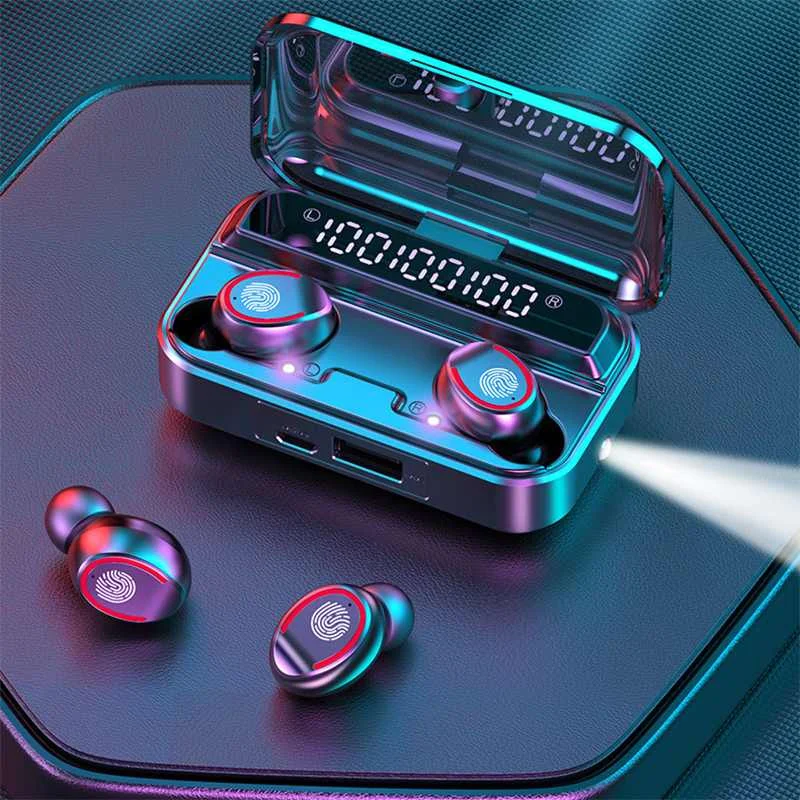 TWS Bluetooth 5 1 Earphones 3LED Display Wireless Headphone 3600mAh Charging Case Waterproof Sport Earbuds Touch Control Headset