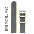 Gray yellow edge