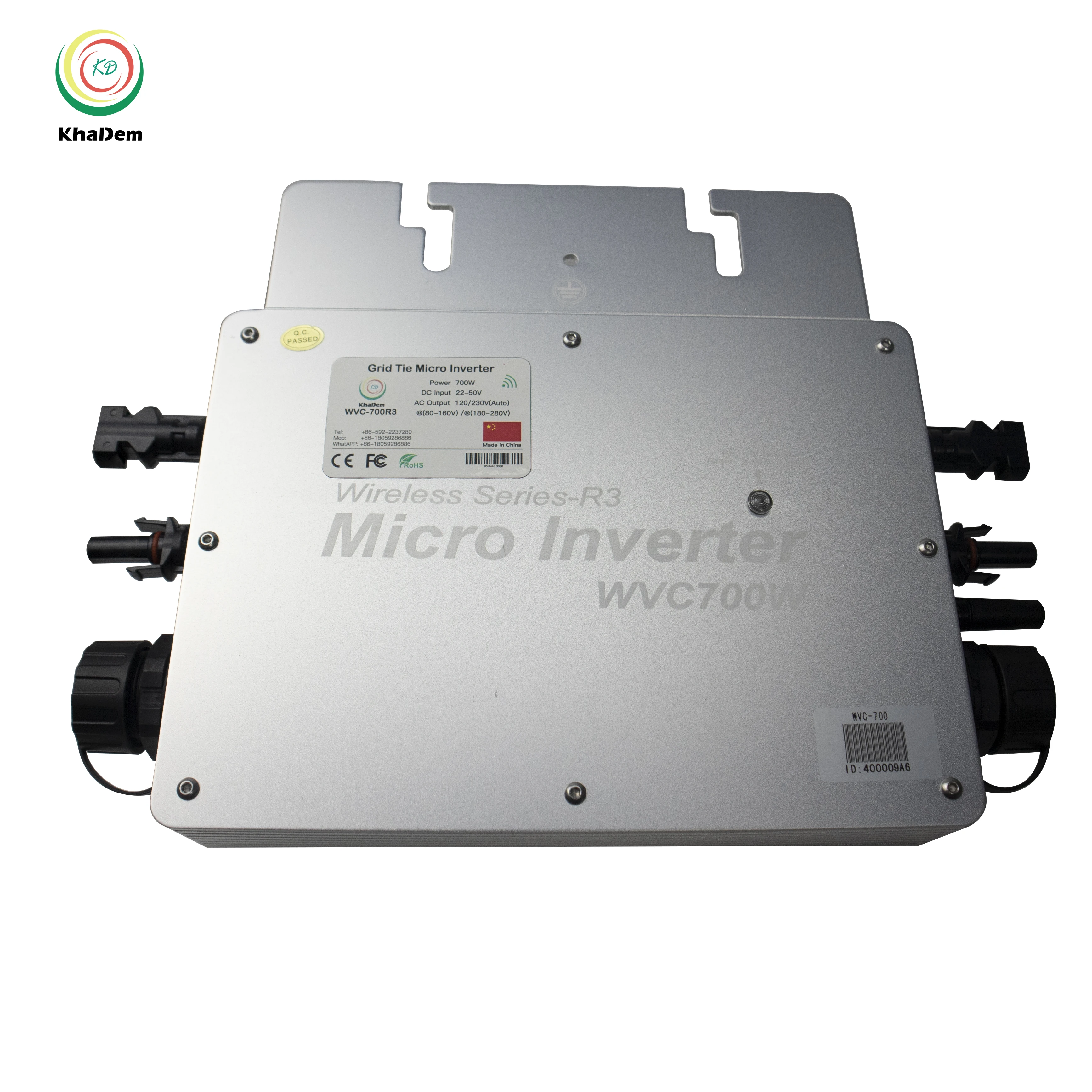 WVC350 микро инверсор MPPT солнечный сетевой инвертор Ip65 регулятор вход 22-50 в выход 110 В 220 В с чистой синусоидой для