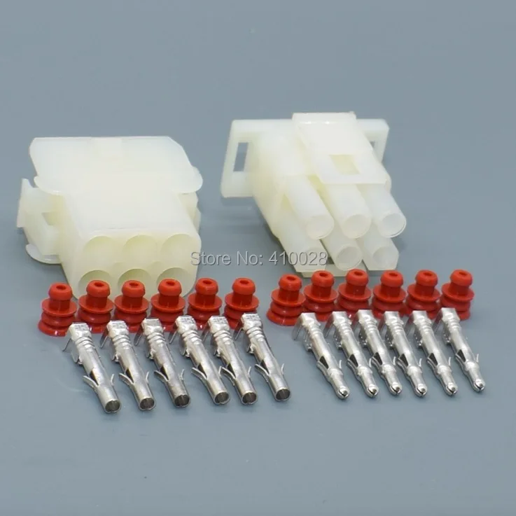 Shhworld Sea 6pin 1,2 мм авто электронный мужской женский жгут разъем датчика 1-480705-0
