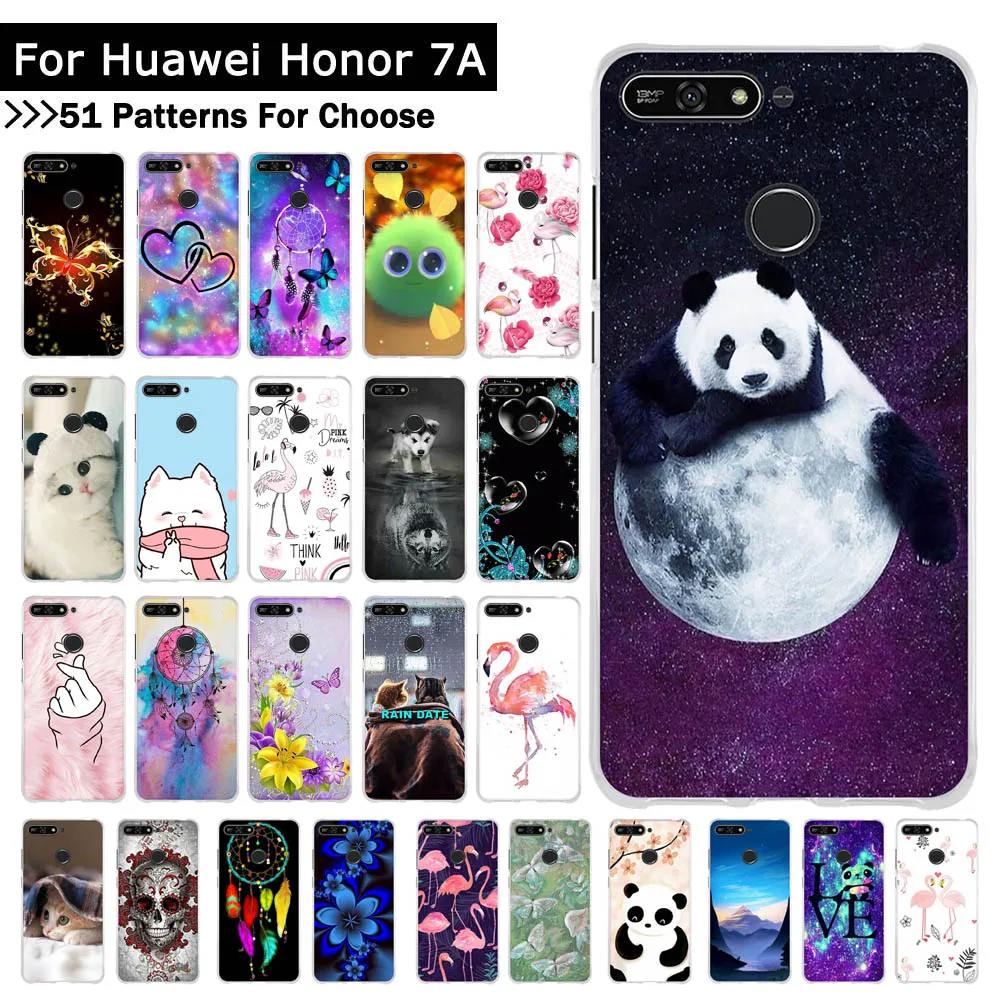 Для Huawei Y7 Prime 2019 чехол для телефона панда мягкие силиконовые чехлы телефонов