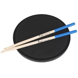 Premium Maple Wood Drumsticks - Professional Percussion Accessories in 5 Vibrant Colors (Blue)