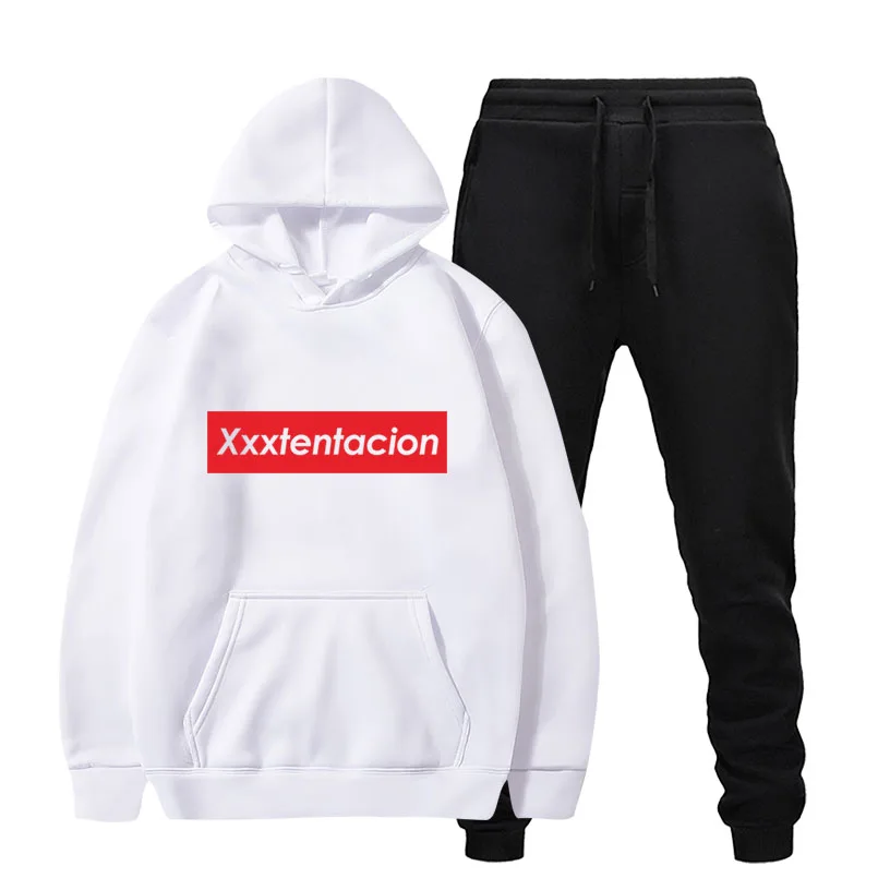 Костюм Rip Xxxtentacion толстовки Толстовка для женщин мужчин Jahseh Dwayne Onfroy Revenge пуловер комплект из 2 предметов спортивный костюм