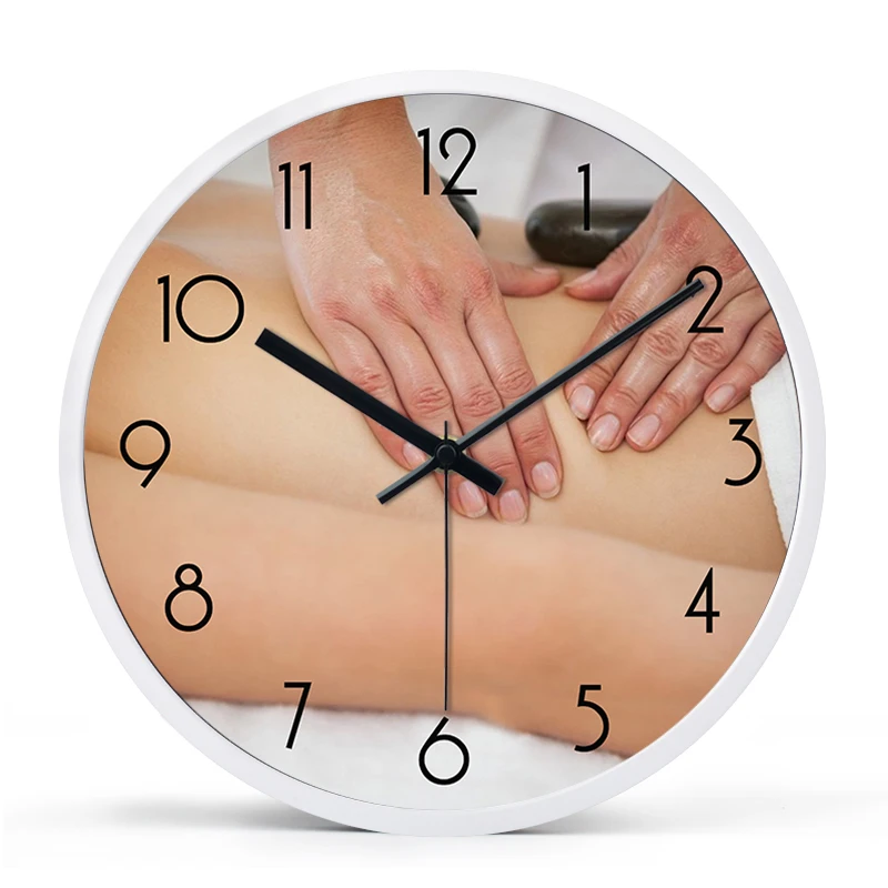 Style 13 Creative Wall Clock Silent Metal Big Beauty Salon Club Health Clock Modern Mute Large Hanging Table Montre Murale Decor SC223 - Цвет: Style 13