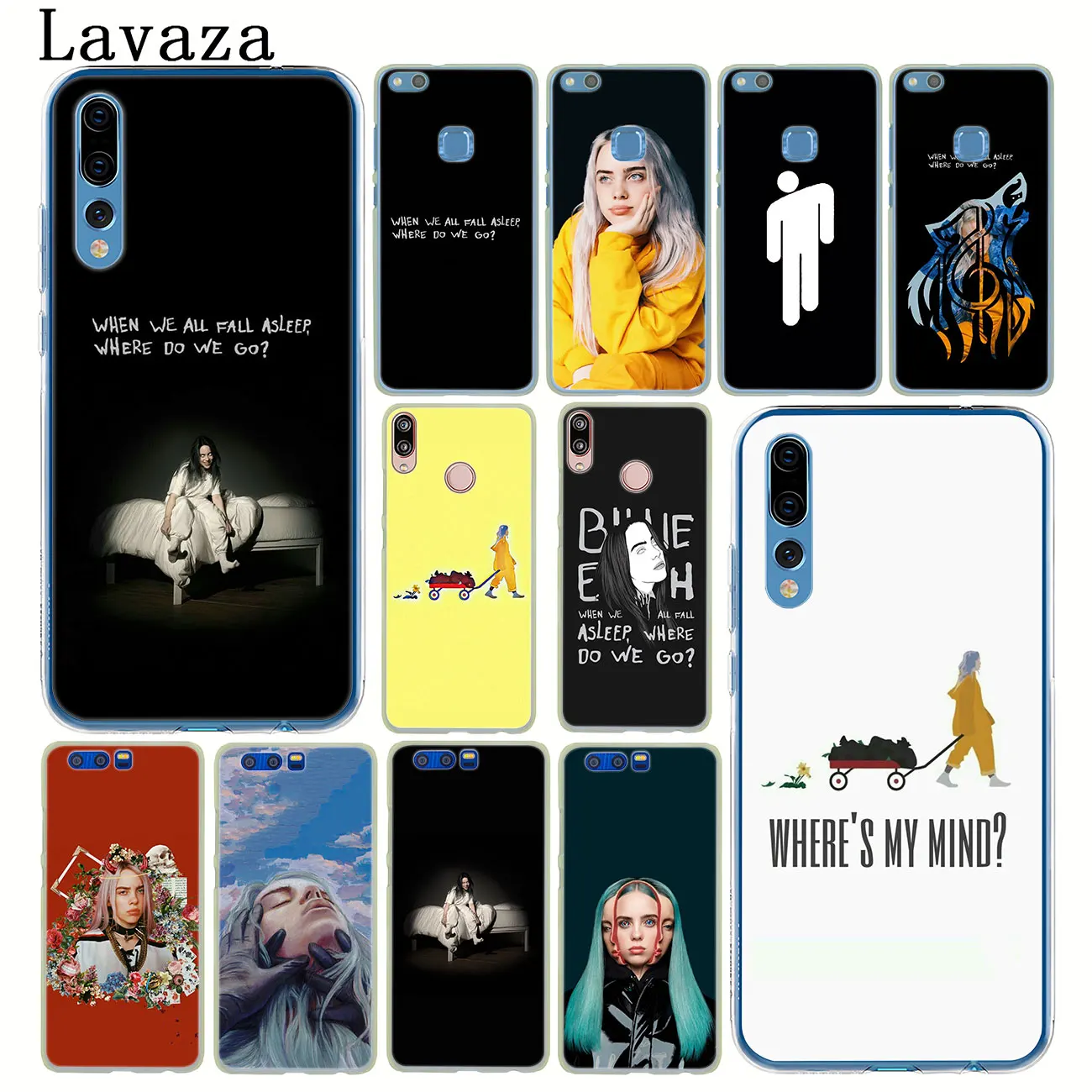 

Lavaza Billie Eilish where do we go Phone Case for Huawei P30 P20 Pro P10 P9 Plus P8 Lite Mini 2016 2017 P smart Z 2019 Cover