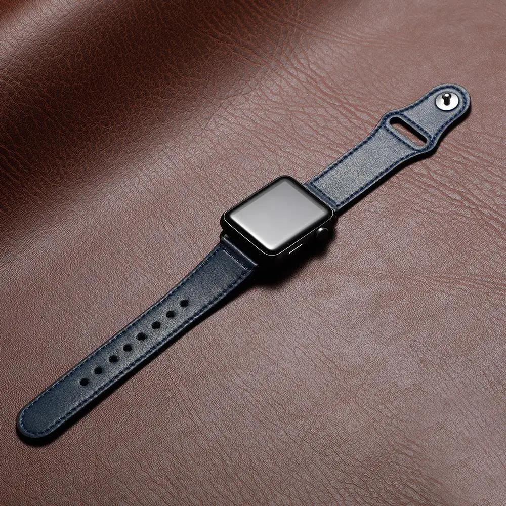 Кожаный ремешок для apple watch band 5 4 44 мм 40 мм iwatch ремешок 38 мм 42 мм correa pulseira браслет ремень аксессуары для часов