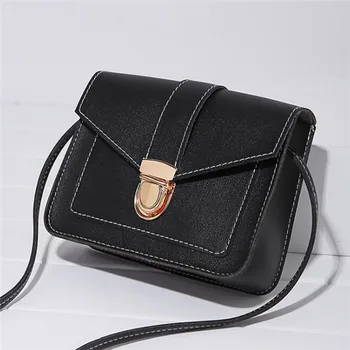 

Women Small Square Bag Ladies Fashion Handbag Retro Shoulder Bags Messenger bag Mobile Phone Packet