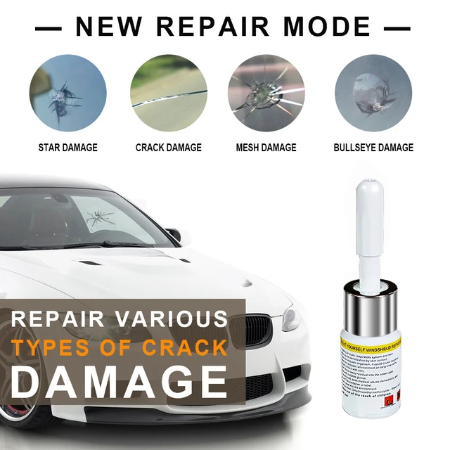 1/2pcs Car Cracked Glass Repair Kit DIY Car Windshield Repair Tool  Automotive Glass Nano Repair Fluid Kit Glass Scratch Repair - AliExpress