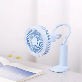 

Air Rechargeable 360 Rotation Mini Portable With Led fan Portable Hand Fan cool wind For Office Home Travel