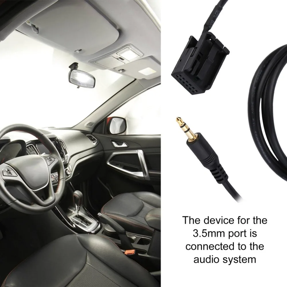 3,5 мм аудио AUX в кабельной линии адаптер для OPEL CD30 MP3 1,5 м длина Мопс& play-установочный светильник вес