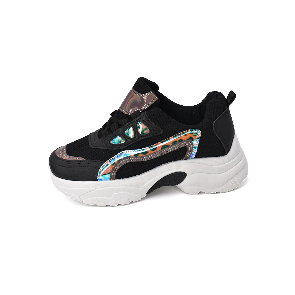

DUAL/2020 spring shoes the new fashion sneakers thick bottom comfortable casual shoes platform shoes all leather waterproof