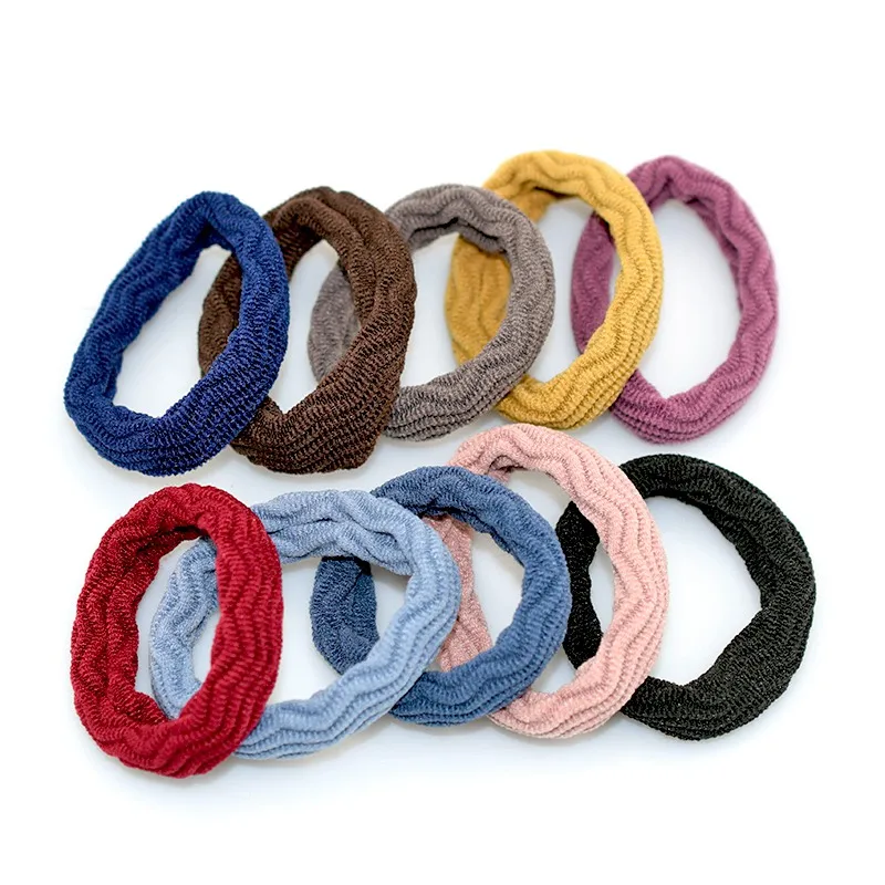 Hair Elastic B Новинка, 10 шт./лот, резиновые эластичные резинки для волос для женщин и девочек, аксессуары для волос, держатель для конского хвоста, резинки для волос, галстуки, модный головной убор, подарки - Цвет: Hair Elastic B
