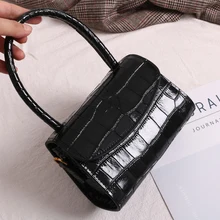 Небольшой Для женщин из коровьей кожи Сумки модные сумки через плечо для Для женщин Высокое качество Натуральная кожа крокодила сумки с узором