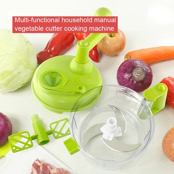 

Hand Food Chopper Manual Meat Grinder Vegetable Broken Machine Multi-function Mincer Egg Separator
