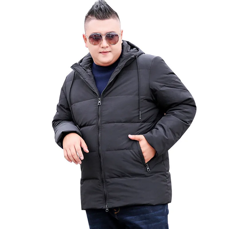 2019 новая зимняя парка с капюшоном Мужская теплая черная куртка модная