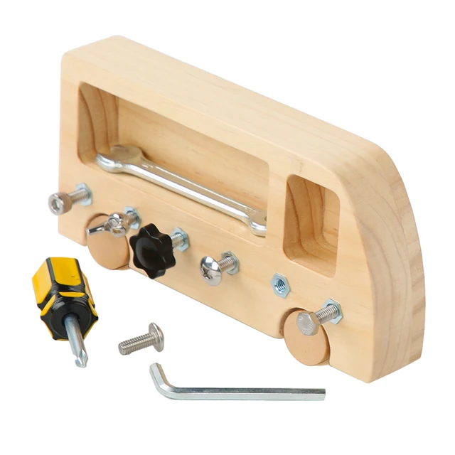 Kids Wooden Workbench Tools Set Multicolor Mini Simulation Kids Play Toy Parent-child Interactive Intelligence Play House 1