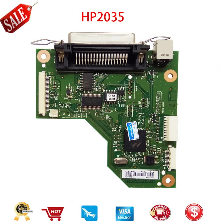 Для HP P2055DN P2055D P2035N P2035 P2055 панель форматирования CC528-60001 CC527-60001 CC525-60001 CC526-60001 материнская плата